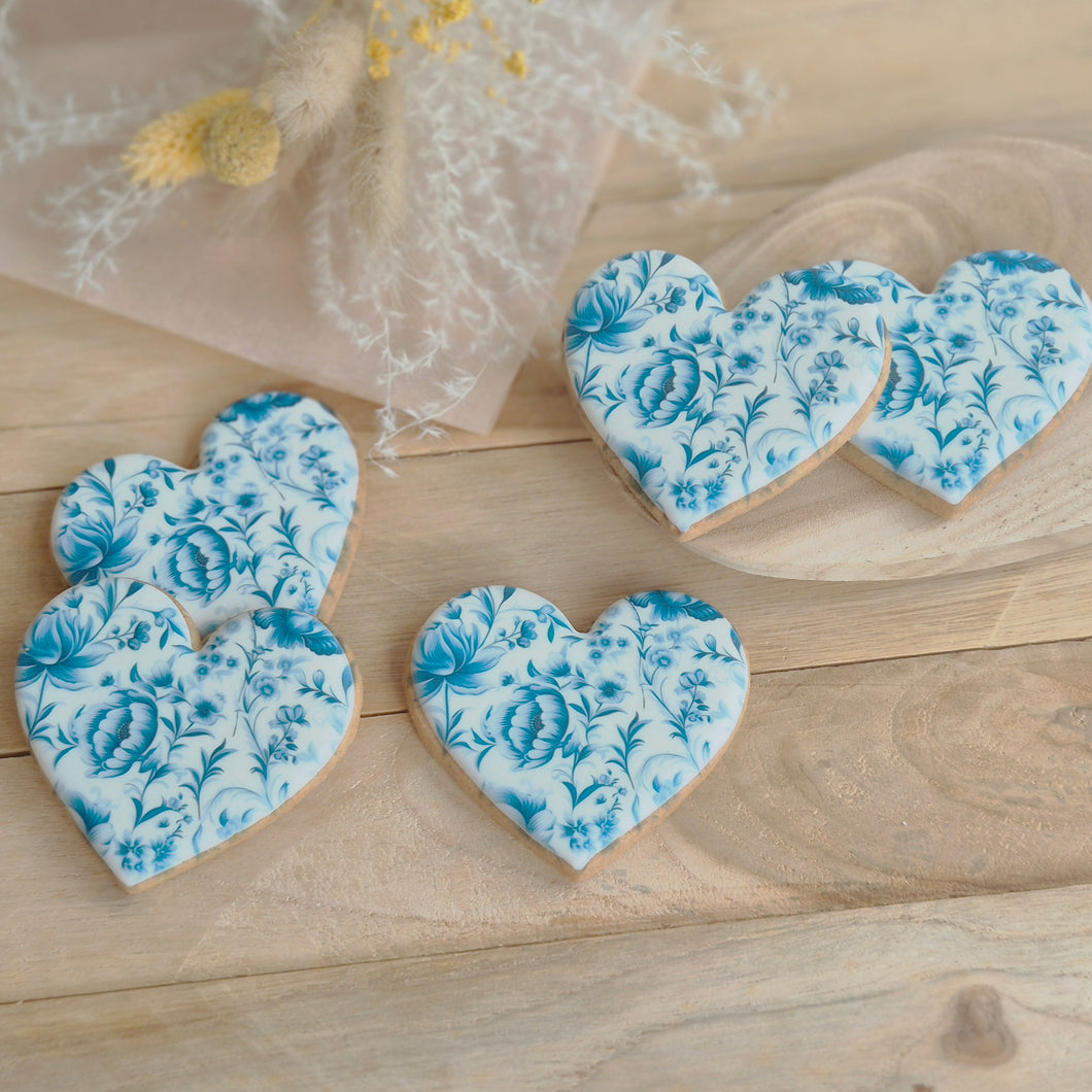 Delftsblauwe hartjes