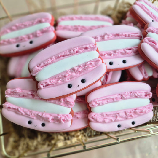 Macaron roze