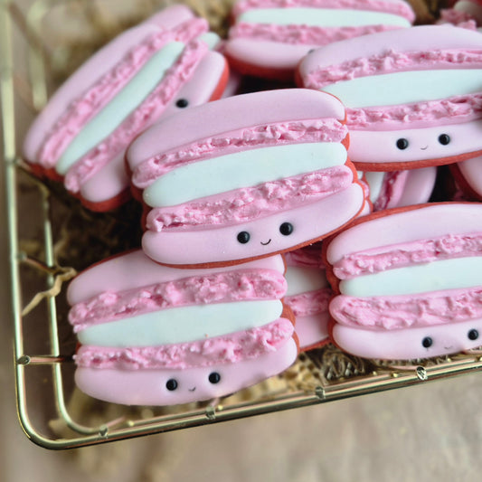Macaron roze